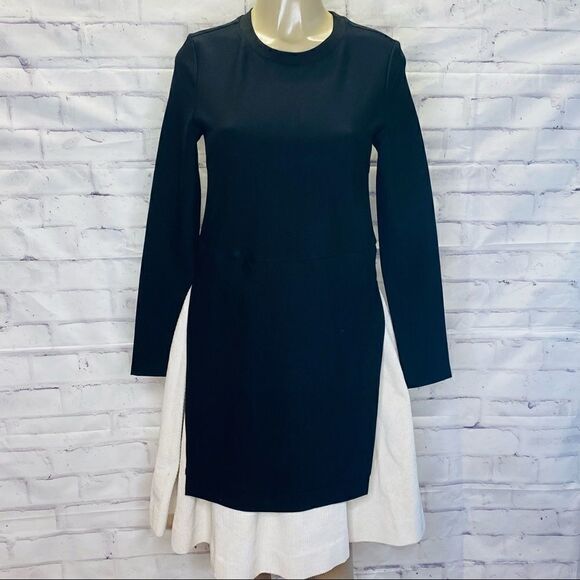 Ellie Makir black dress with a off white corduroy skirt size Mrlellie - Picture 1 of 11